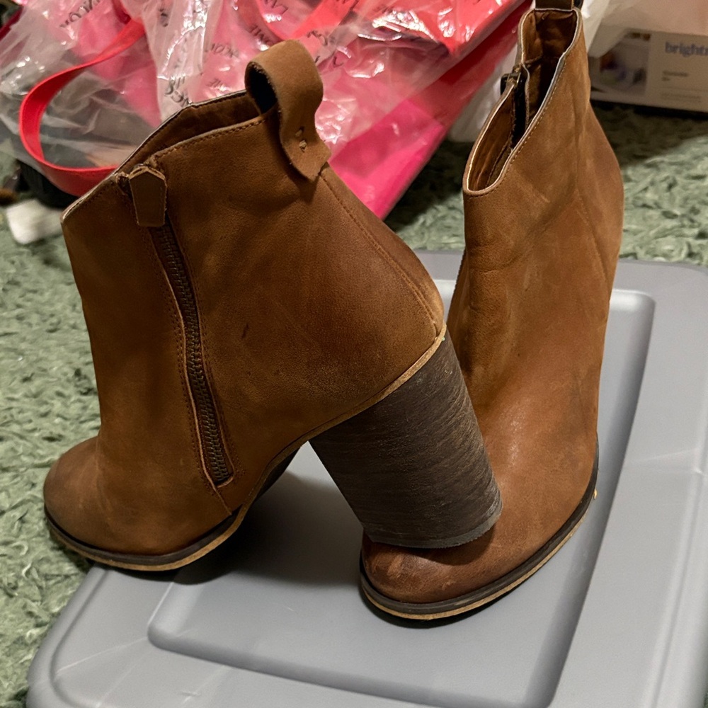 BP Tan Ankle Booties
